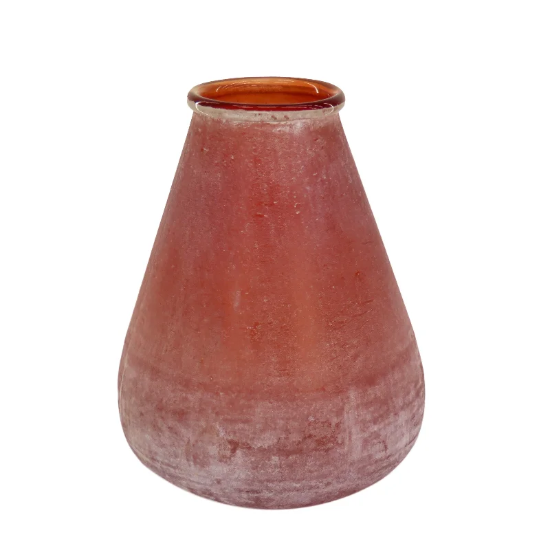 Christmas Gift Boxes 13 in. HGTV Home Collection Buried Vase, Rust