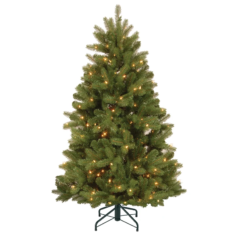 4.5 ft. Pre-Lit Newberry Spruce Tree with Clear Lights