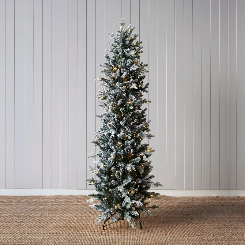 6 Ft European Fir Snow Tree - 320 Led