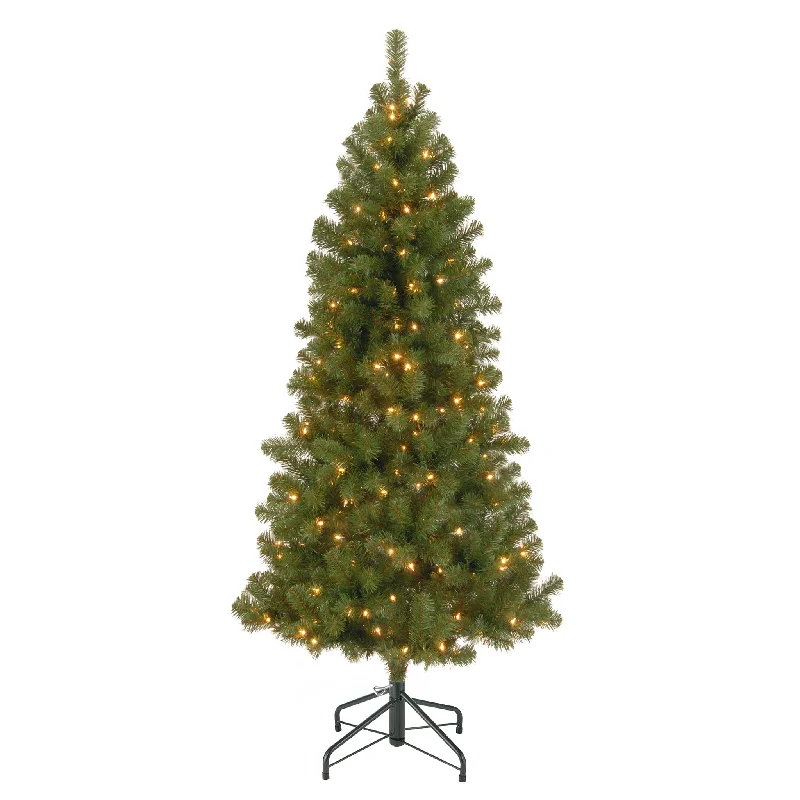 6 ft. Pre-Lit Canadian Fir Grande Tree with Clear Lights