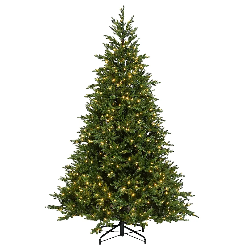 7.5 ft. Pre-Lit Huron Spruce Tree with Dual Color LED Lights