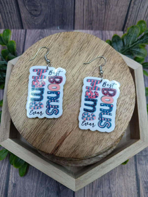 Best Bonus Mama Ever Earrings