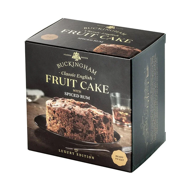 Buckingham Fruit Cake with Spiced Rum