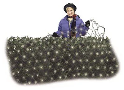 Christmas LED Net Light, Micro, Cool White, 4 x 6-Ft.