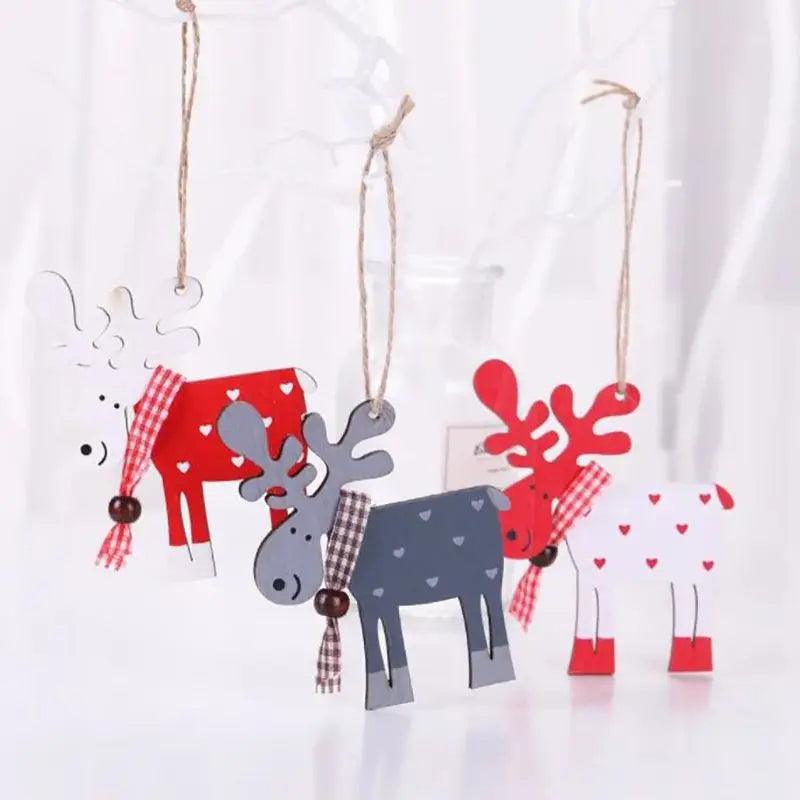 Christmas Tree Hanging Reindeer Ornament