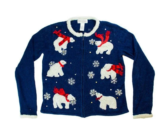 Classy Bears-Small Christmas Sweater