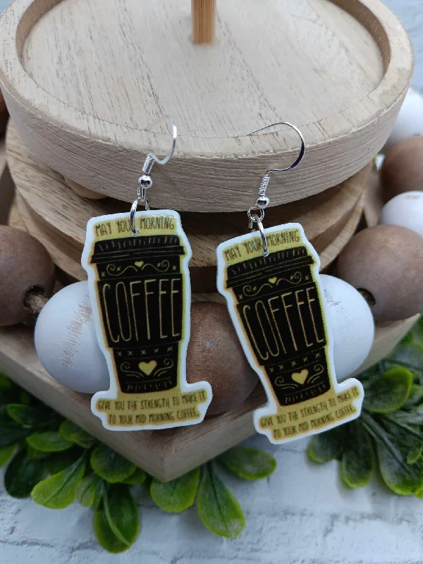 Coffee Earrings