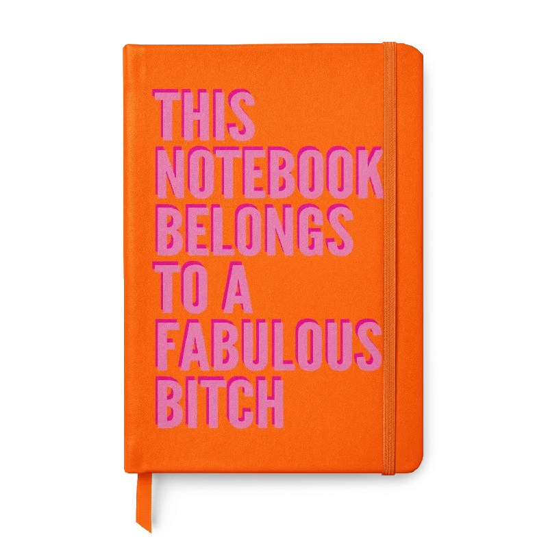 Fabulous Bitch Leather Style Notebook