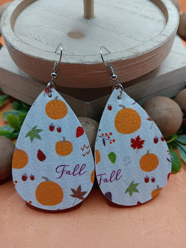 Fall Patterned Earrings