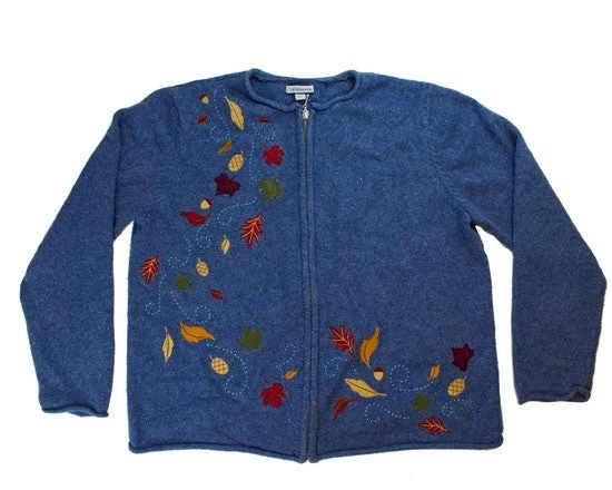 Falling Leaves-Large Christmas Sweater