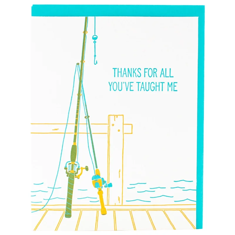 Fishing Poles Greeting Card