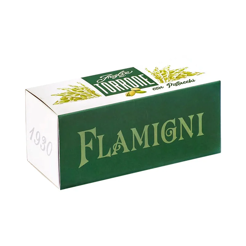 Flamigni Brittle Pistachio Nougat Leaves