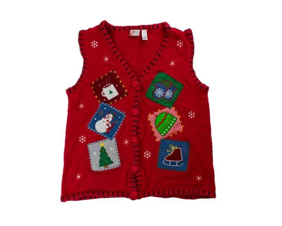 Holiday Squares-Small Christmas Sweater