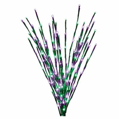 Christmas Midnight Mass LED Branch Light, Black with Purple & Green Lights, 140-Ct., 36-In. Christmas Midnight Mass LED Branch Light, Black with Purple & Green Lights, 140-Ct., 36-In.