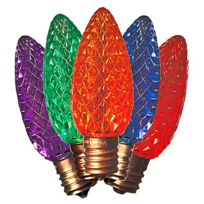 LED Christmas Lights, C9, Multi-Color, 25-Pk.