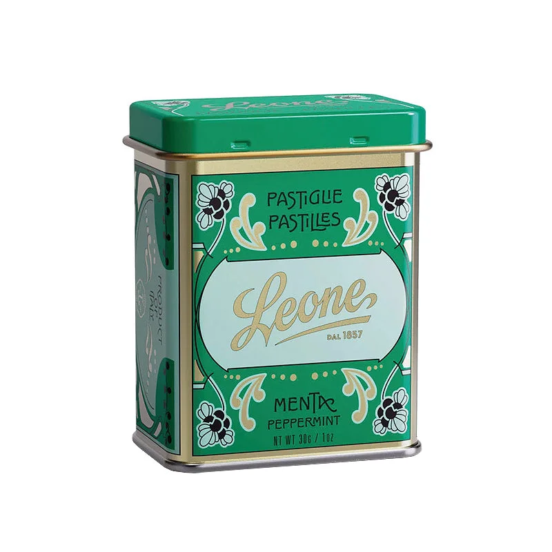 Leone Peppermint Pastilles in Tin