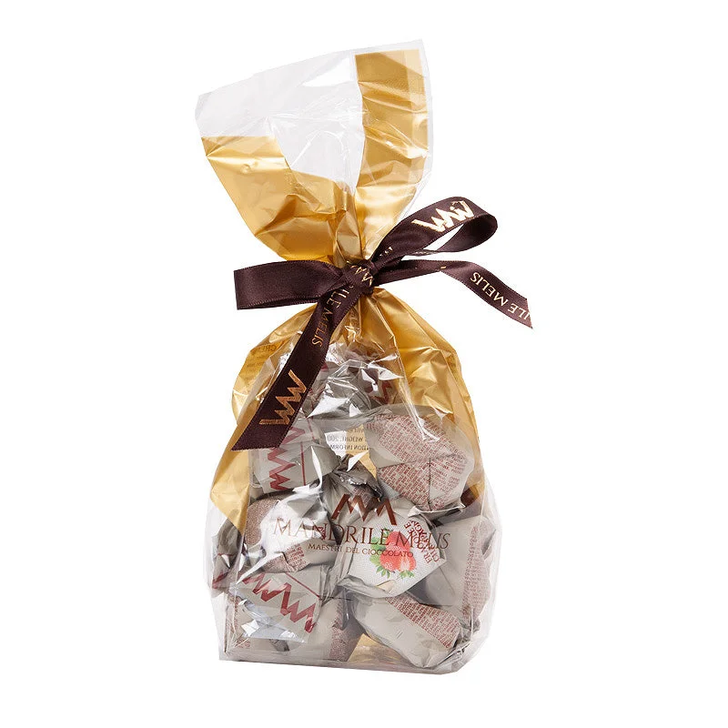 Christmas Jingle Bells Mandrile & Melis Strawberry & Champagne Pralines