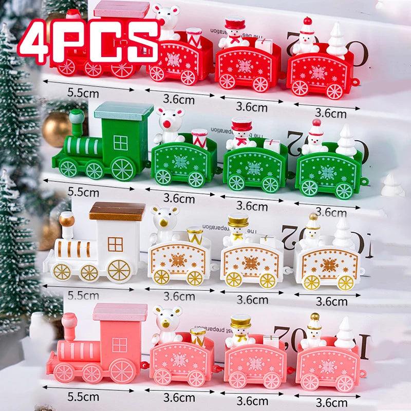 Miniature train-4pcs