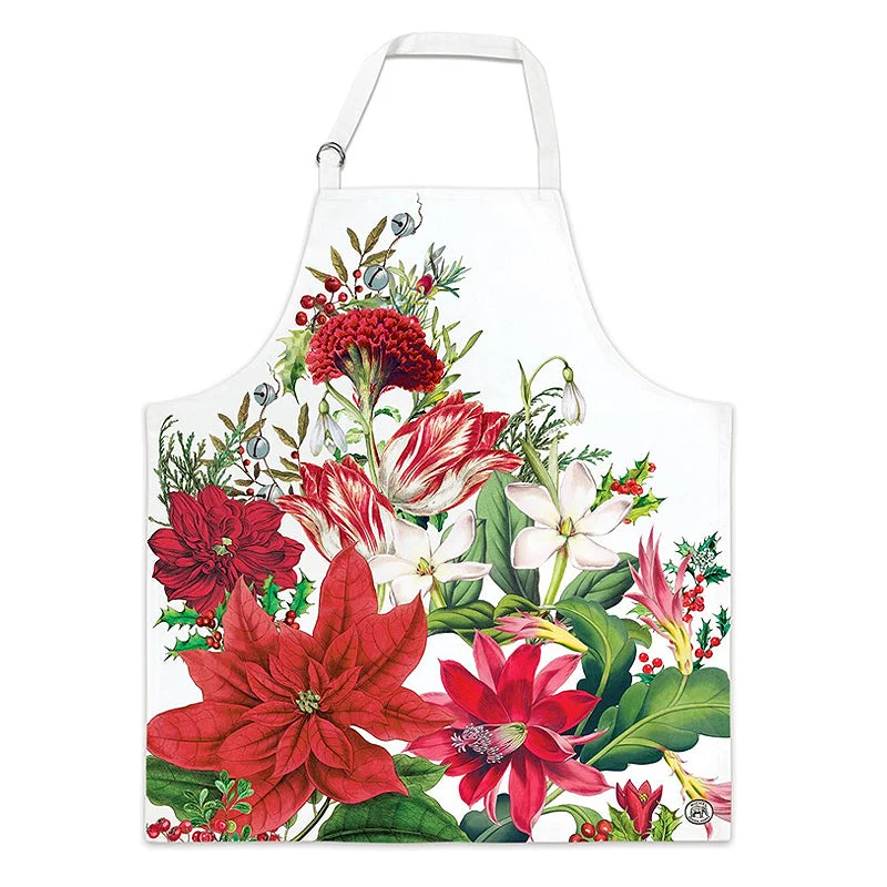 Michel Design Works Apron ~ Christmas Bouquet