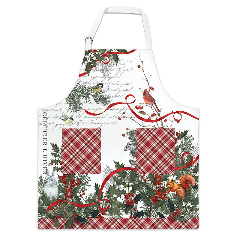 Michel Design Works Apron ~ Winter Woodland