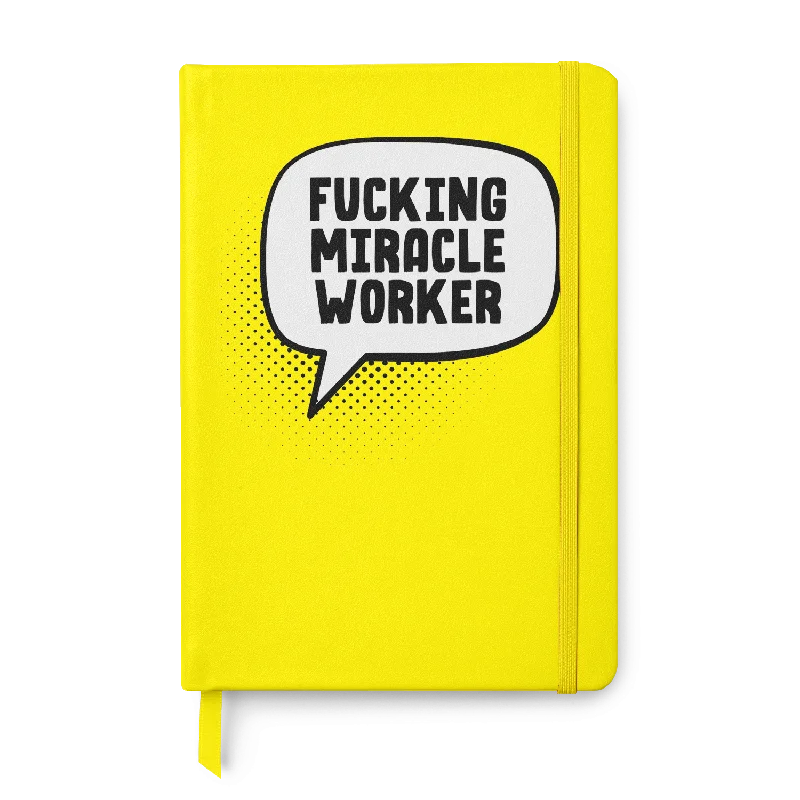 Miracle Worker Leather Style Notebook