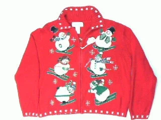 No Ski Like Snow Ski-Large Christmas Sweater