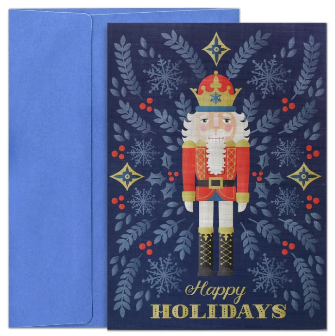 Nutcracker Fantasy Happy Holidays Card