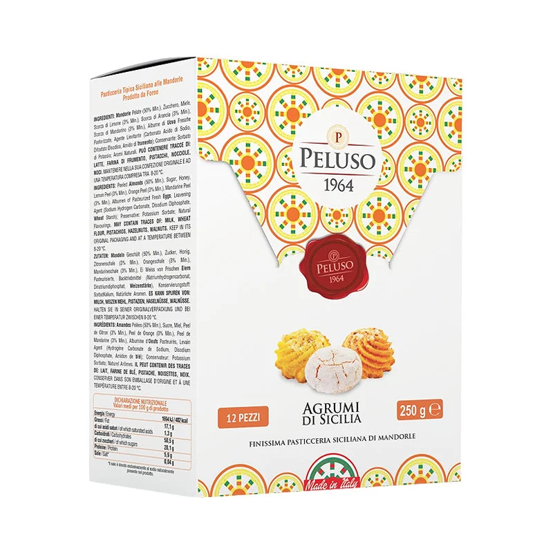 Peluso Assorted Citrus Almond Biscuits