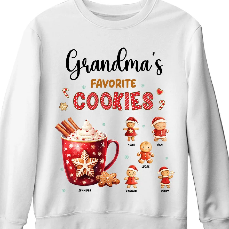 Personalized Grandma's Favorite Cookies Shirt - Hoodie - Sweatshirt 36160