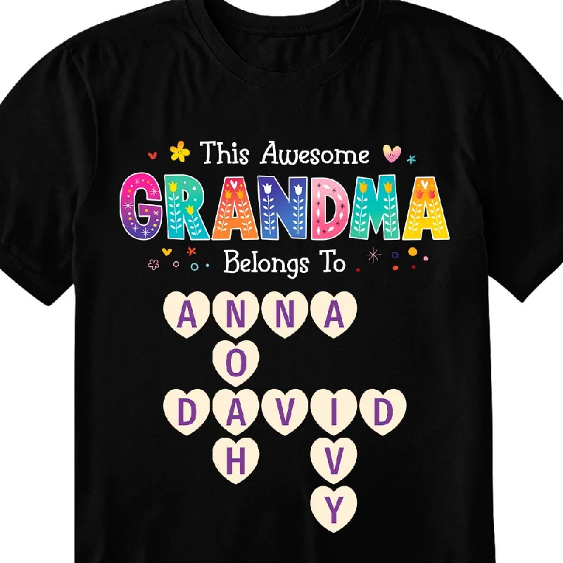 Personalized This Grandma Belongs To Shirt - Hoodie - Sweatshirt 36510