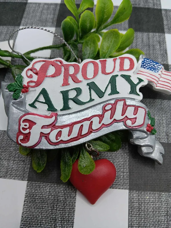 Proud Army Family Ornament