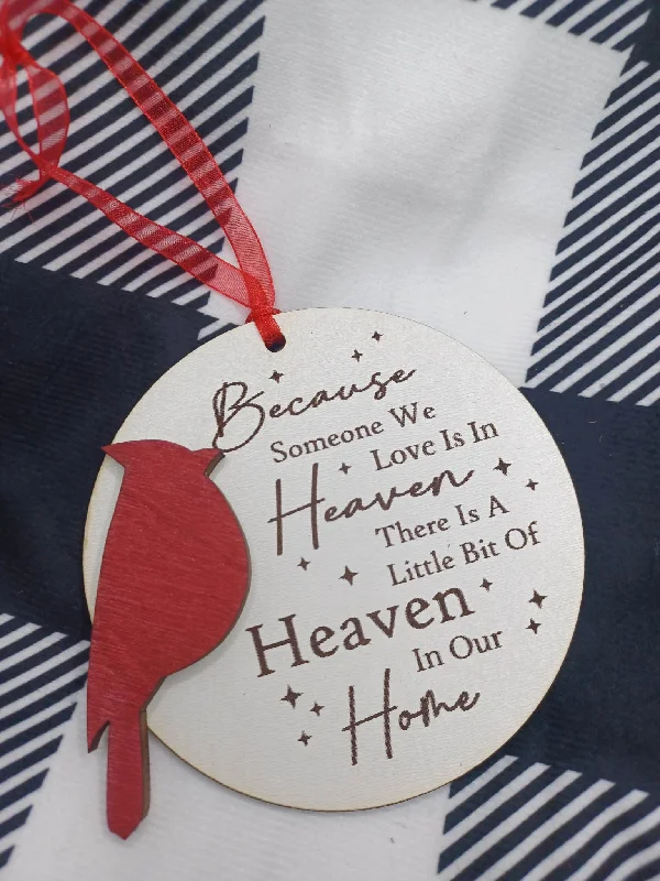 Christmas Candlelight Dinner Red Cardinal Ornament