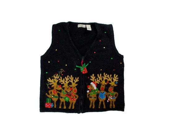 Reindeer Fun-Small Christmas Sweater