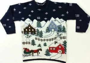 Sleigh-Ride-Small Christmas Sweater