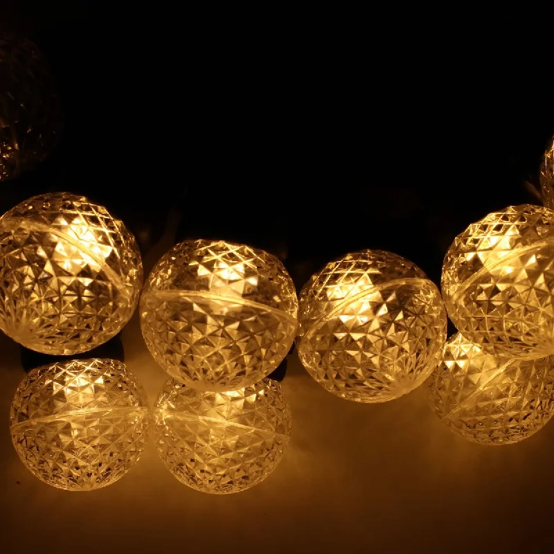 Christmas Peppermint Treats G50 Warm White LED  Bulbs E26 Bases (10 Pack)