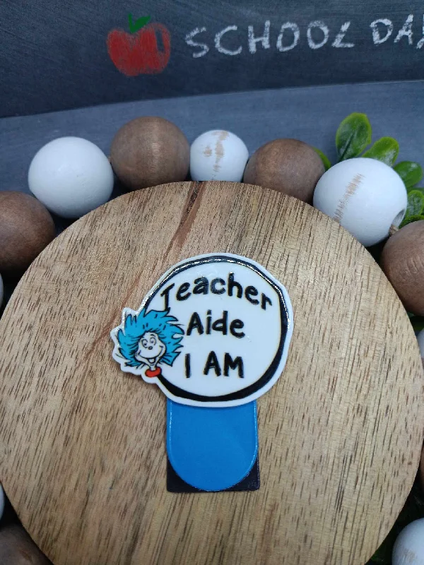 Teacher's Aide I am Magnetic Bookmark