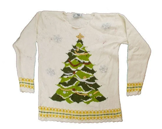 The Tree Is Trimmed-Small Christmas Sweater