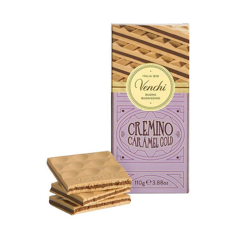 Venchi Gold Caramel Cremino Tablet