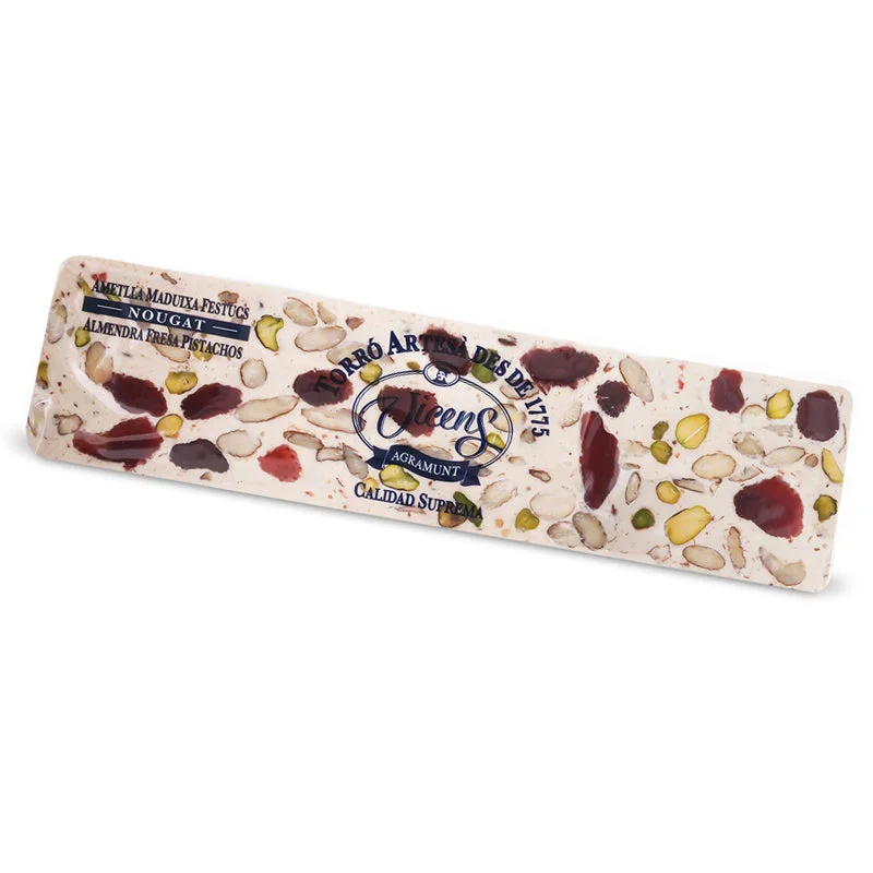 Vicens Strawberry & Pistachio Nougat