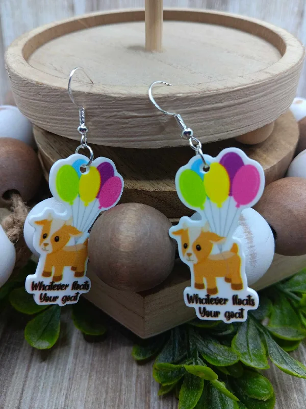 Whatever Floats your Goat Earrings