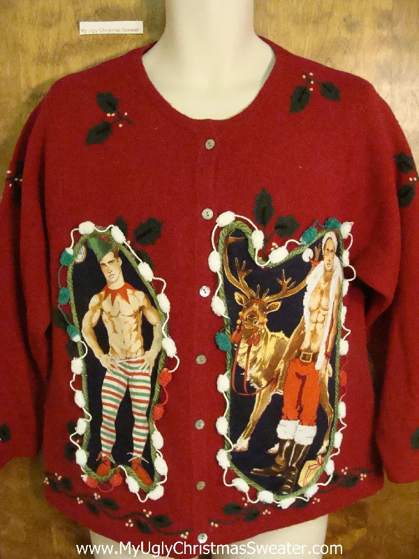 Christmas Christmas Countdown Hottie Guy Ugly Christmas Sweater