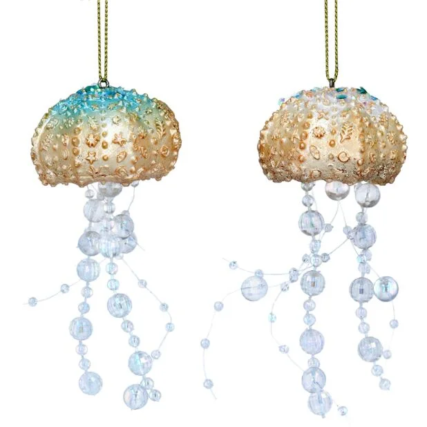 Jellyfish Resin Ornament