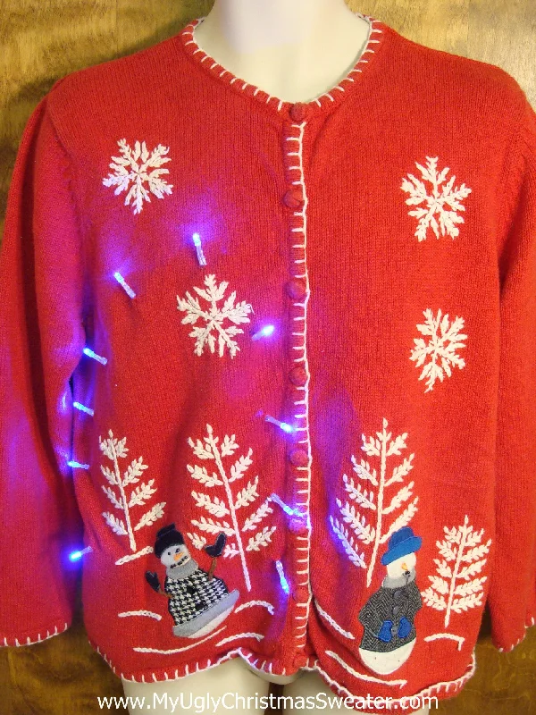 Christmas Winter Decor Light Up Ugly Xmas Sweater