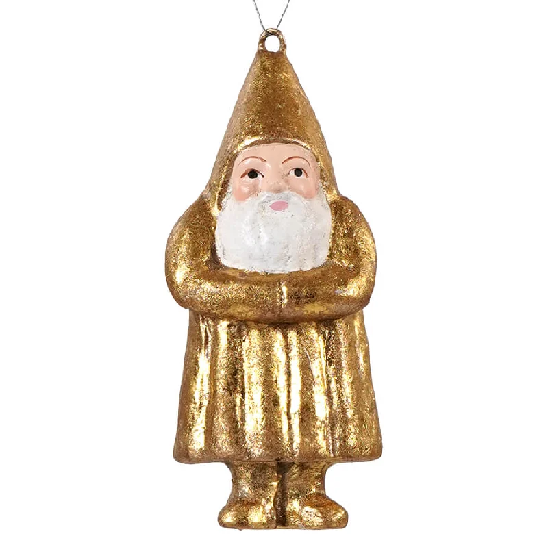 Mini Gold Belsnickle Ornament