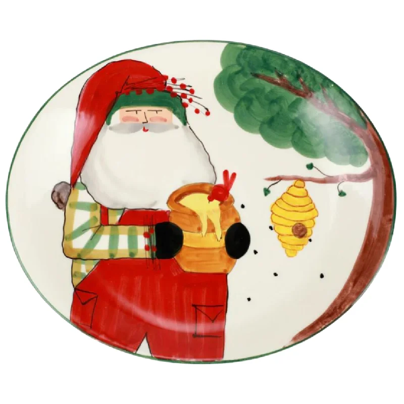 Old St. Nick, Beekeeper - Oval Platter