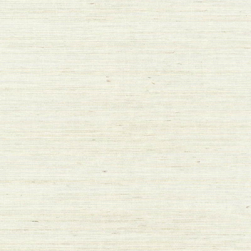 Samoa Silver Grasscloth Wallpaper Swatch