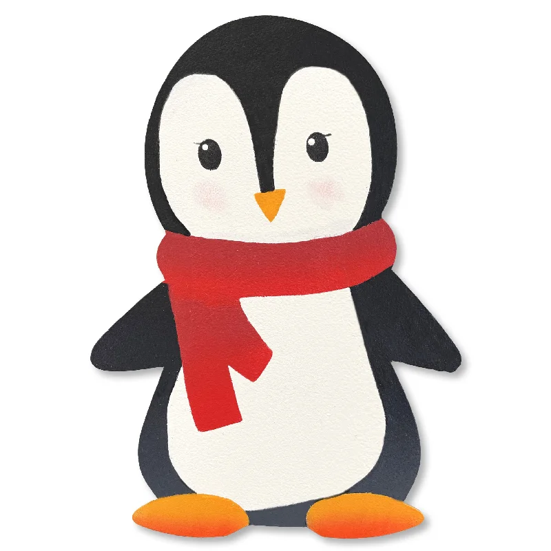 Winter Penguin Magnetic Art Pop