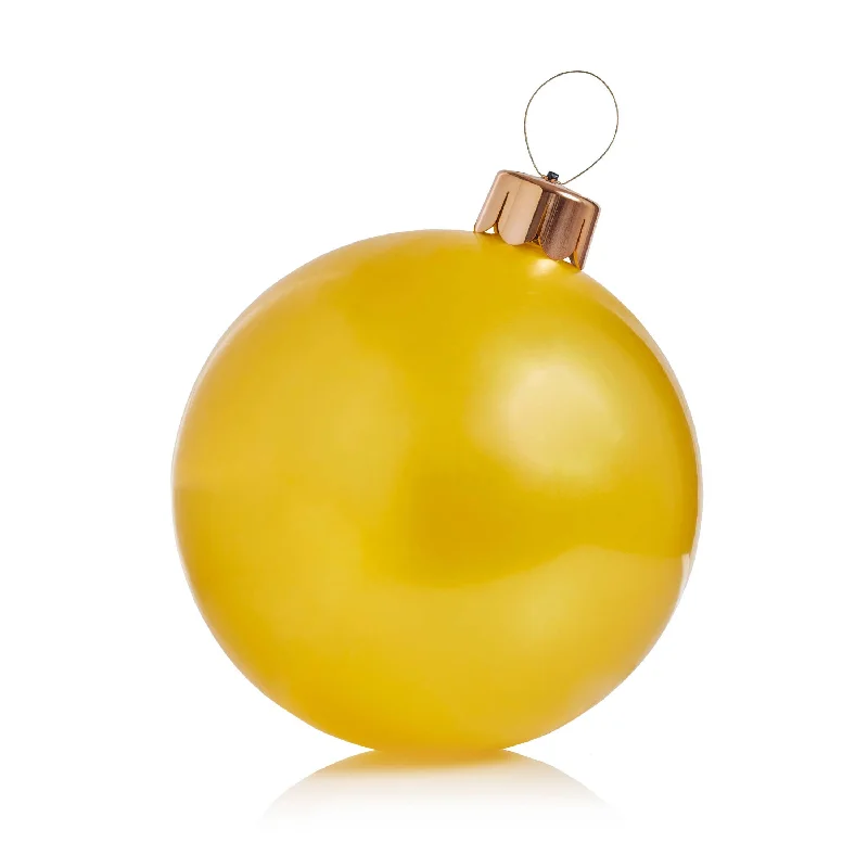 Yellow Holiball Inflatable Ornament