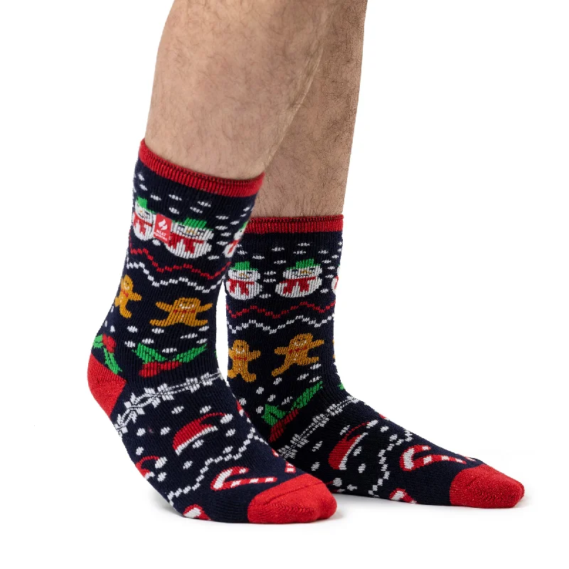 Christmas Presents Galore Mens Lite Christmas Socks - Festive Fun